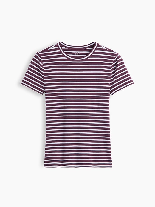 L'image numéro 5 présente T-shirt moulant en jersey