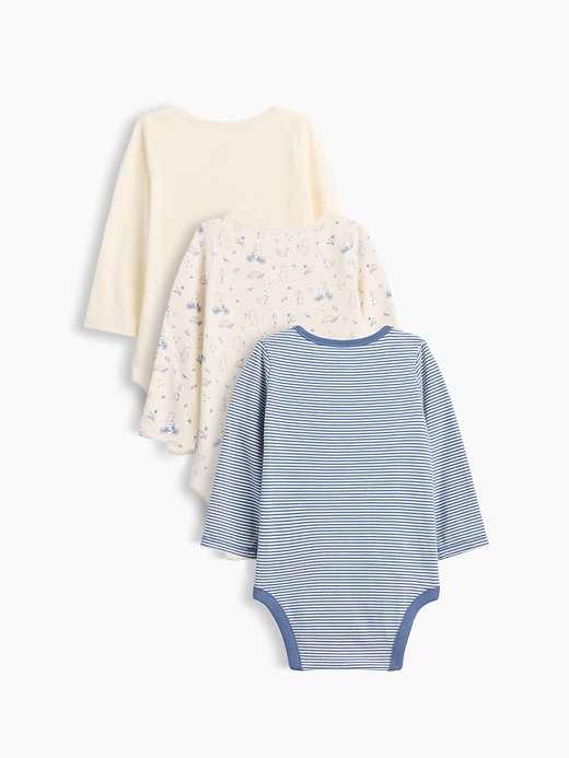 Image number 2 showing, Baby First Favorites Organic Cotton Brannan Bear Bodysuit (3-Pack)