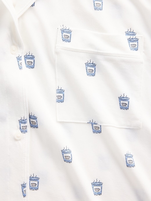 L'image numéro 4 présente Haut de pyjama en modal PureDouceur