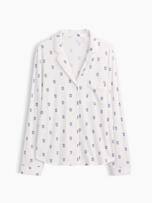 L'image numéro 5 présente Haut de pyjama en modal PureDouceur
