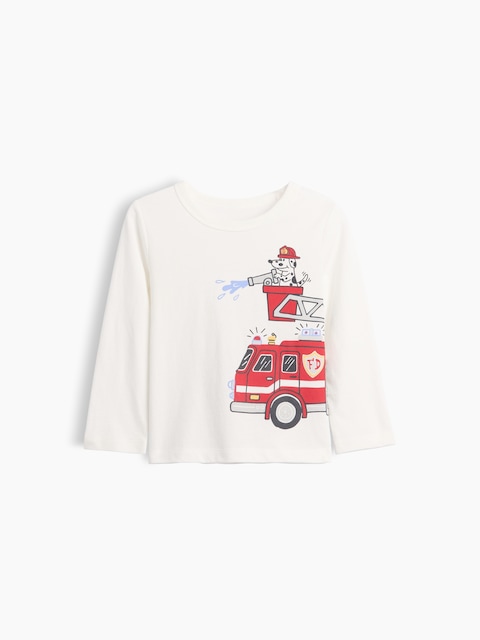 T-SHIRT AGENCEZ À VOLONTÉ À IMPRIMÉ POUR BÉBÉ ET TOUT-PETIT