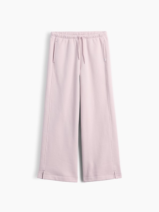L'image numéro 2 présente Pantalon ballon en coton ouaté VintageDoux de style universitaire pour Enfant