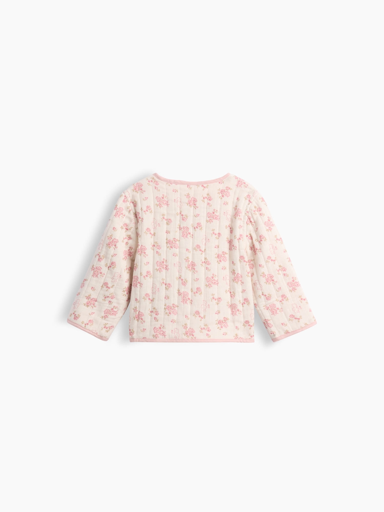 Veste réversible matelassée en gaze pour Béb