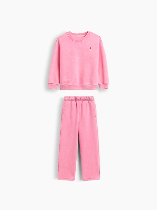 L'image numéro 1 présente Ensemble en coton ouaté délavé VintageDoux pour Bébé et Tout-petit