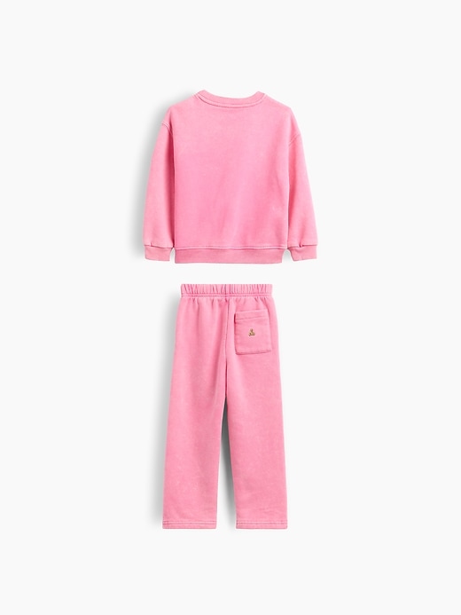 L'image numéro 2 présente Ensemble en coton ouaté délavé VintageDoux pour Bébé et Tout-petit