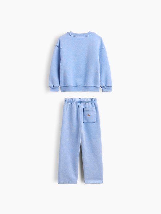 L'image numéro 2 présente Ensemble en coton ouaté délavé VintageDoux pour Bébé et Tout-petit