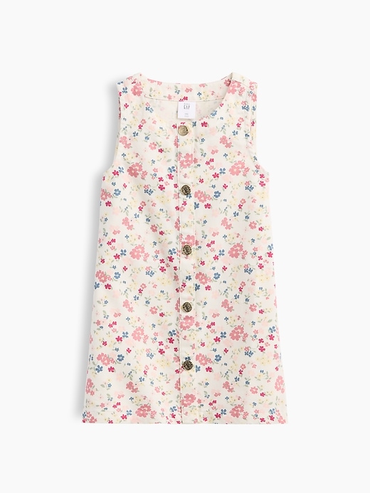 L'image numéro 2 présente Robe-chasuble à motif floral pour Bébé et Toute-petite
