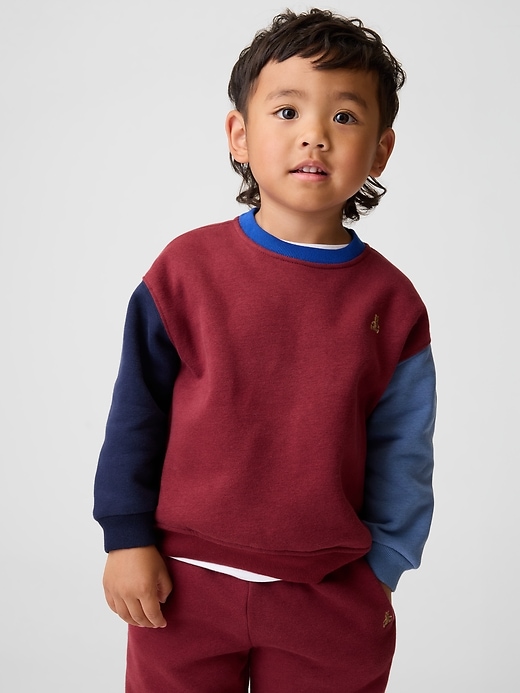 Image number 1 showing, Baby & Toddler VintageSoft Colorblock Sweatshirt