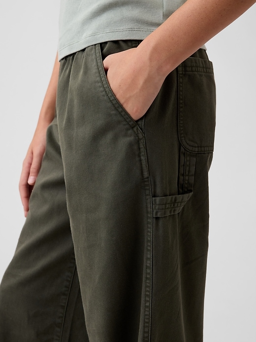Image number 5 showing, Kids Easy Wide-Leg Utility Pants