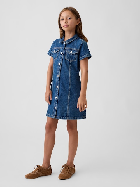 ROBE CHEMISIER EN DENIM POUR ENFANT