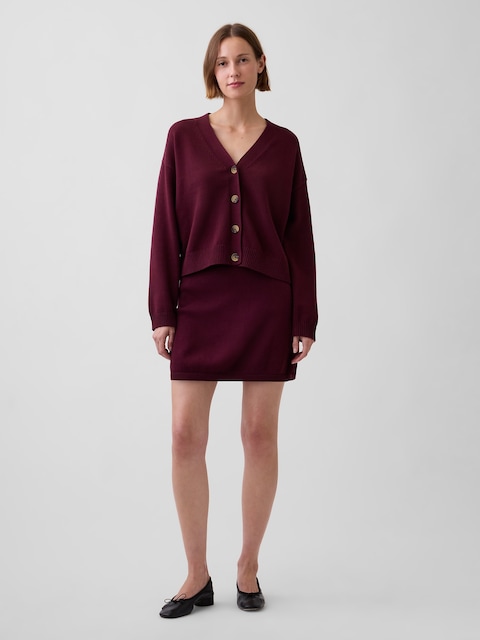 JUPE-SHORT COURTE EN TRICOT 100 % COTON