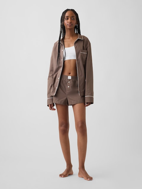 Poplin PJ Boxer Shorts