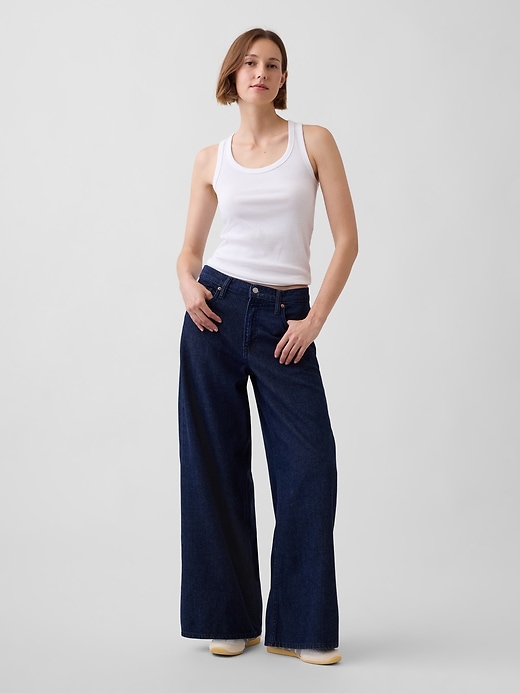 Image number 1 showing, Mid Rise UltraSoft Baggy Jeans