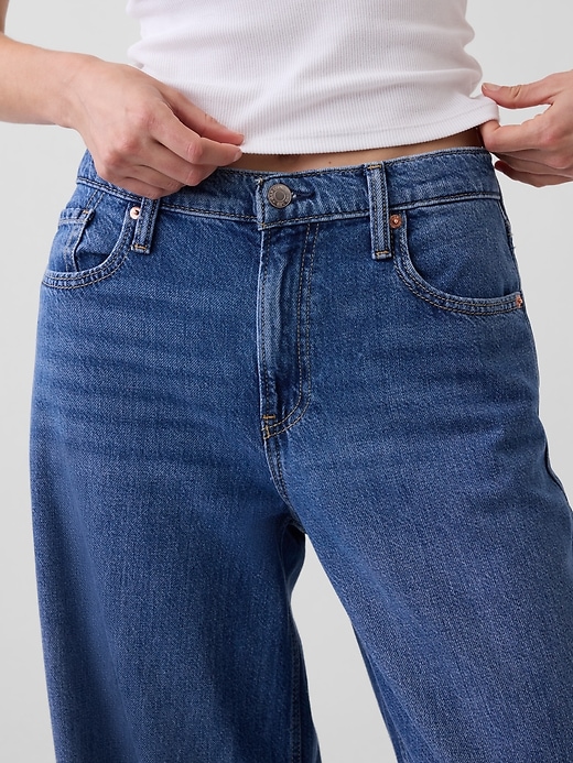 L'image numéro 5 présente Jean ballon à taille mi-basse Douceur suprême
