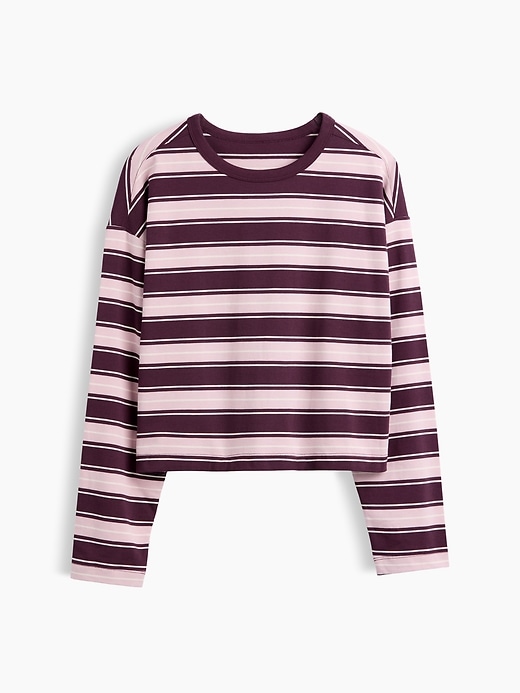 L'image numéro 5 présente T-shirt surdimensionné court en tricot