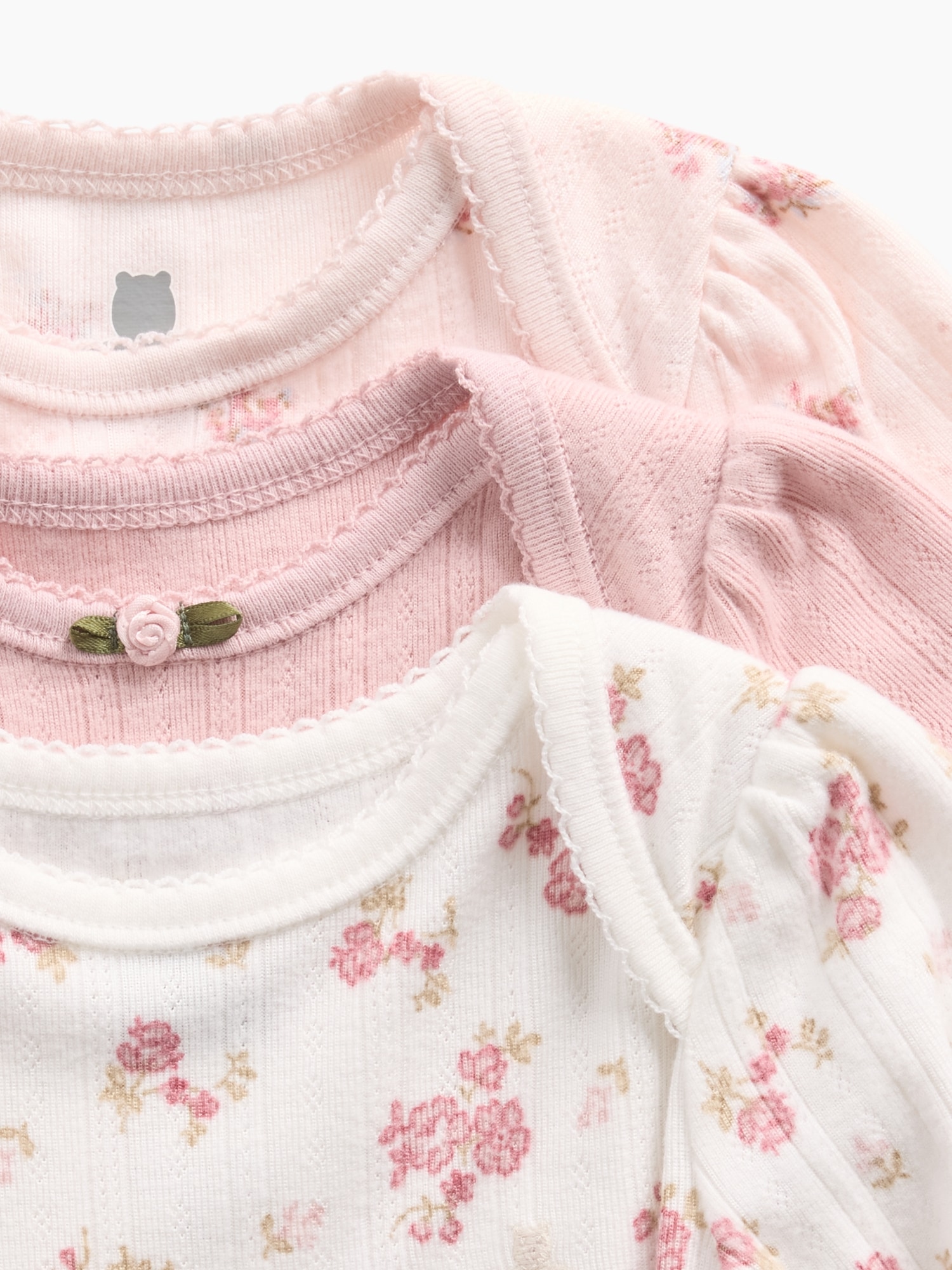 Cache-couche en tricot pointelle soyeux pour Bébé
