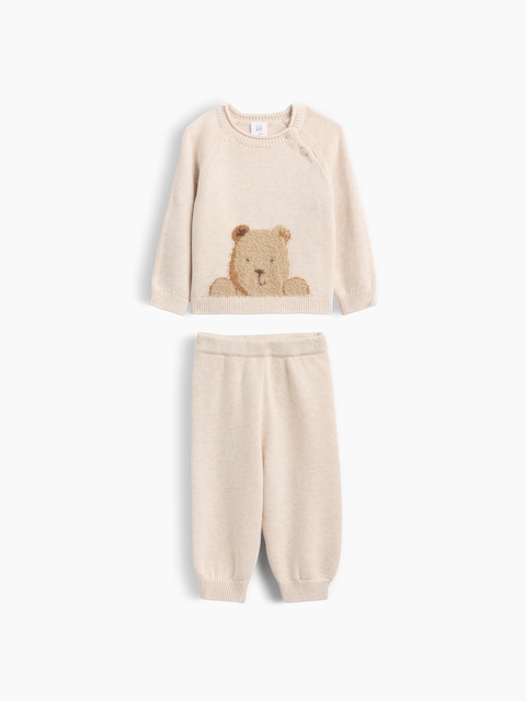 ENSEMBLE OURSON BRANNAN EN TRICOT POUR BÉBÉ