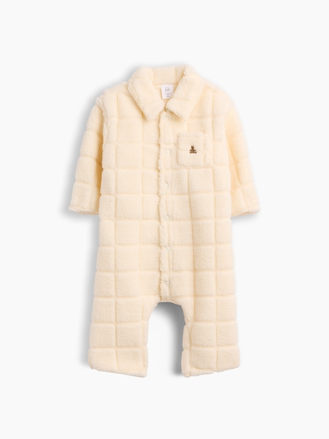 UNE-PIÈCE EN SHERPA DOUBLÉ DE JERSEY POUR BÉBÉ