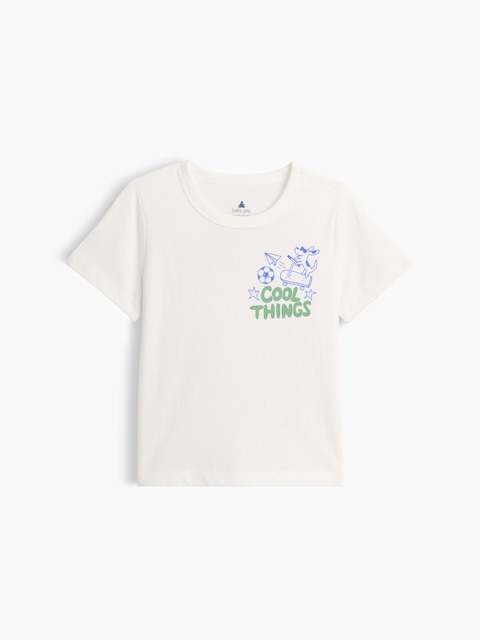 T-SHIRT AGENCEZ À VOLONTÉ À IMPRIMÉ POUR BÉBÉ ET TOUT-PETIT