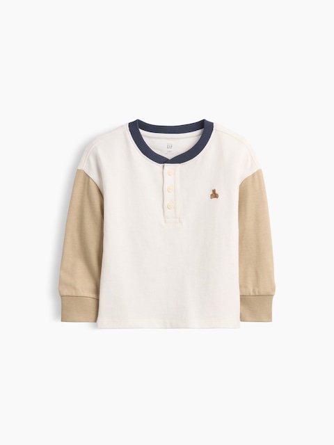 T-SHIRT HENLEY POUR BÉBÉ ET TOUT-PETIT