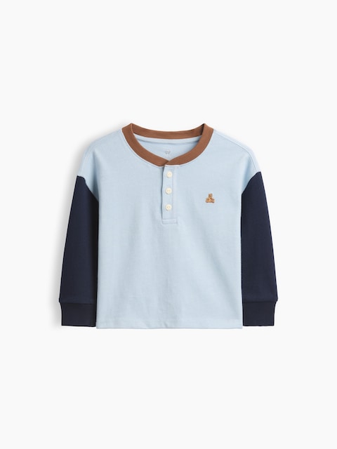 T-SHIRT HENLEY POUR BÉBÉ ET TOUT-PETIT
