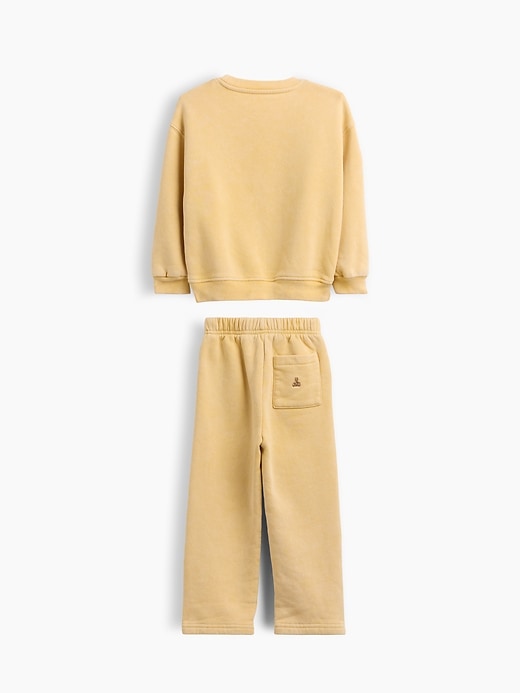 L'image numéro 2 présente Ensemble en coton ouaté délavé VintageDoux pour Bébé et Tout-petit
