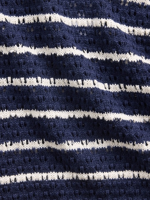 Image number 2 showing, Baby & Toddler Bow Collar Pointelle Sweater