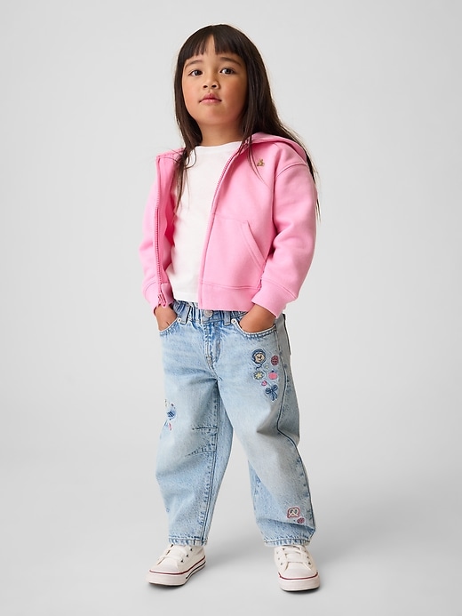 Image number 1 showing, Baby & Toddler Embroidered Horseshoe Jeans
