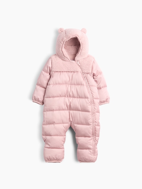 HABIT DE NEIGE UNE-PIÈCE À CAPUCHON POUR BÉBÉ