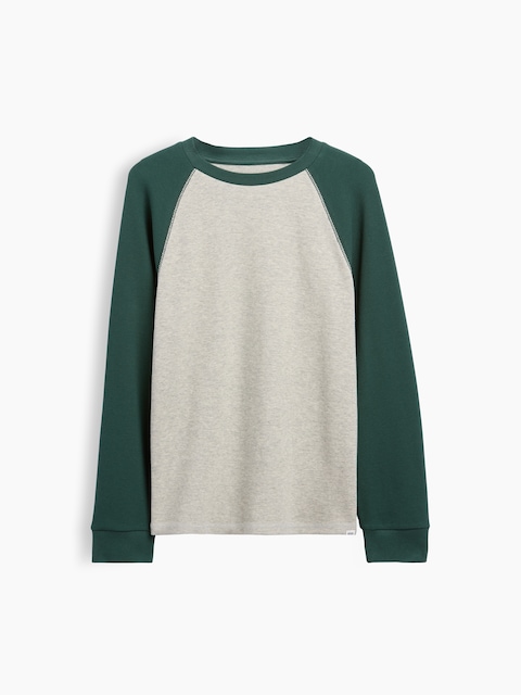 T-SHIRT GAUFRÉ À MANCHES RAGLAN POUR ENFANT