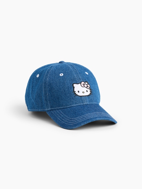 CASQUETTE DE BASEBALL HELLO KITTY EN DENIM POUR ENFANT