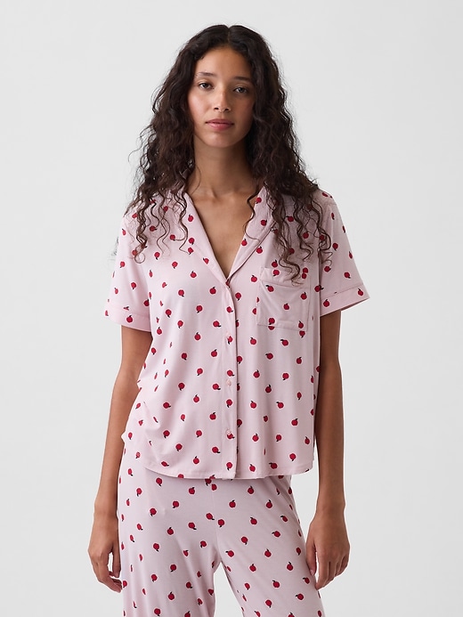 L'image numéro 1 présente Haut de pyjama en modal PureDouceur