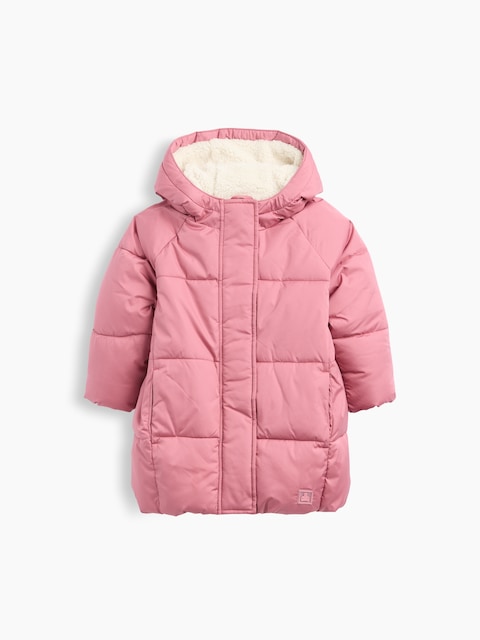 VESTE REMBOURRÉE ÉPAISSE À DOUBLURE EN SHERPA POUR BÉBÉ ET TOUT-PETIT