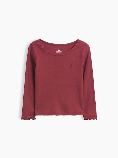 T-SHIRT EN TRICOT CÔTELÉ AGENCEZ À VOLONTÉ POUR BÉBÉ ET TOUT-PETIT