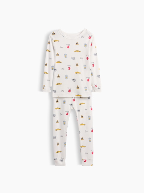 Baby & Toddler Organic Brushed Cotton Gap NYC PJ Set