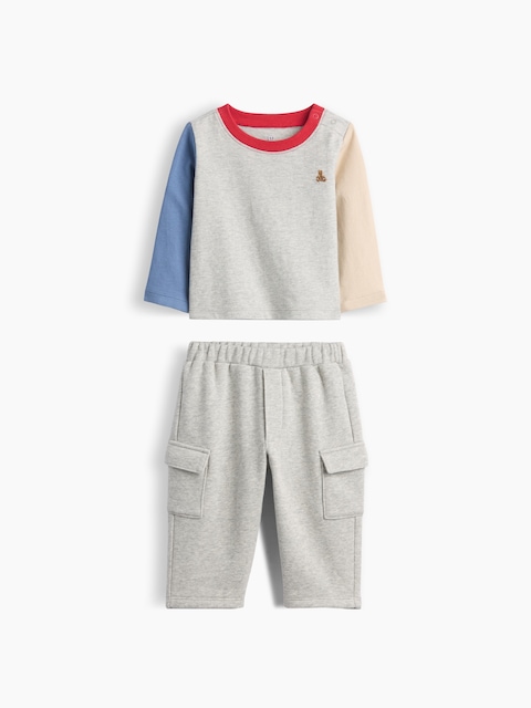 ENSEMBLE À COULEURS CONTRASTÉES POUR BÉBÉ