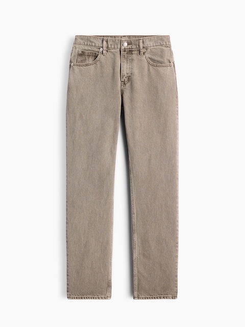 Mid Rise Straight Taper Jeans