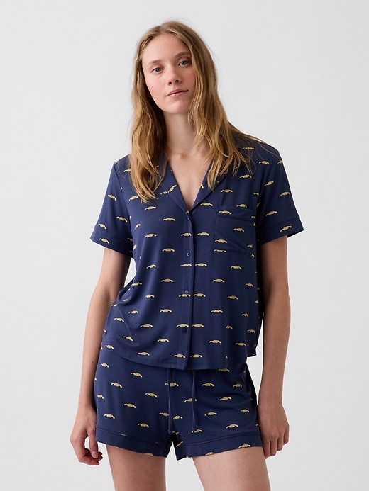 L'image numéro 1 présente Haut de pyjama en modal PureDouceur