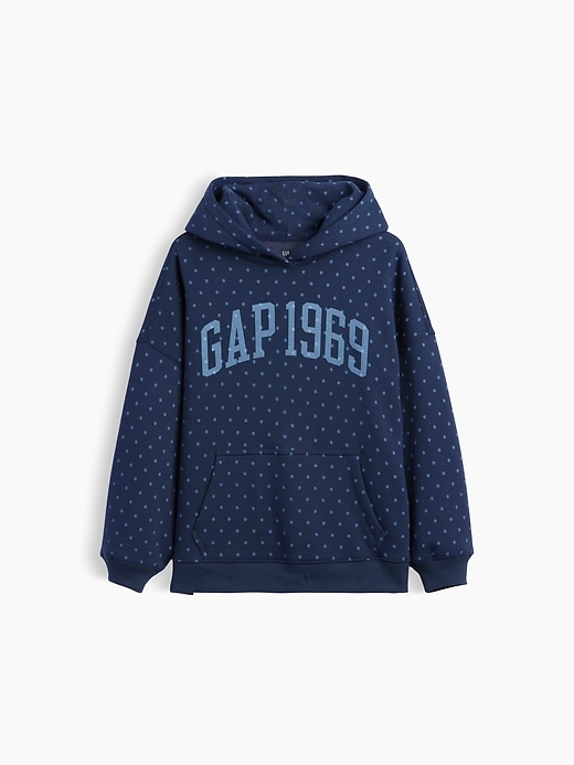 L'image numéro 5 présente Veste surdimensionnée Vintage doux à logo pour Enfant