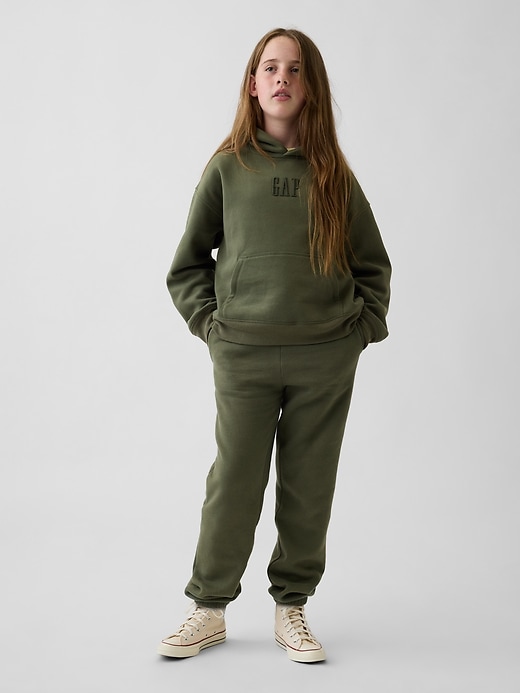 L'image numéro 2 présente Pantalon de jogging décontracté VintageDoux pour Enfant