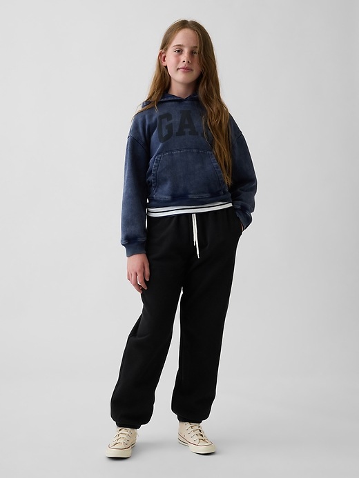 L'image numéro 1 présente Pantalon de jogging décontracté VintageDoux pour Enfant