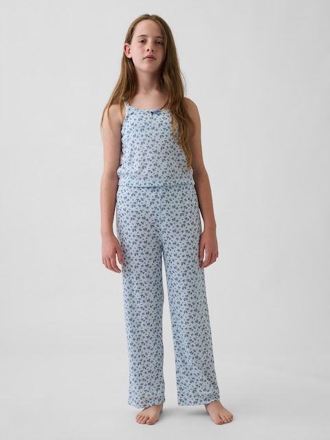 Kids Recycled Pointelle Tank PJ Set