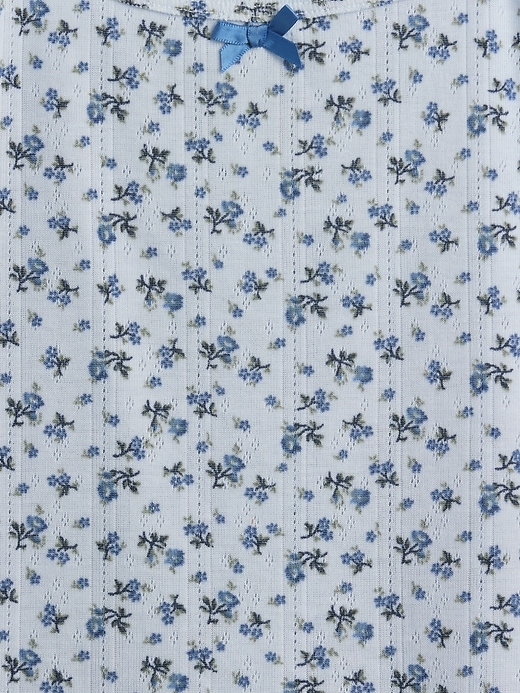 L'image numéro 4 présente Pyjama en tricot pointelle de polyester recyclé pour Enfant