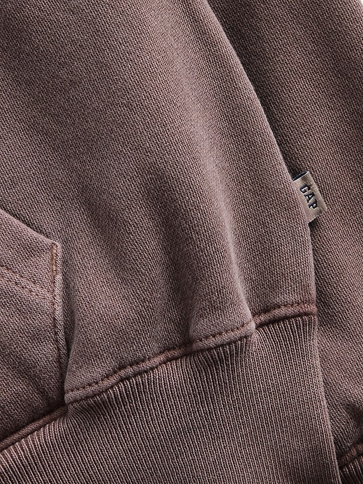 L'image numéro 5 présente Veste surdimensionnée Vintage doux à logo pour Enfant