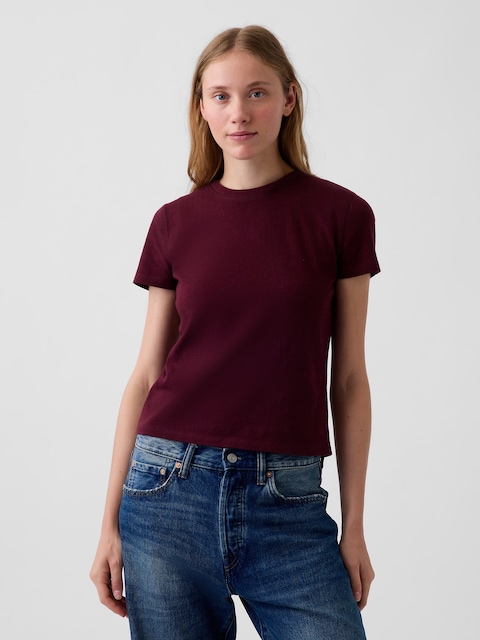 T-SHIRT AUTHENTIQUE RÉTRÉCI EN 100 % COTON