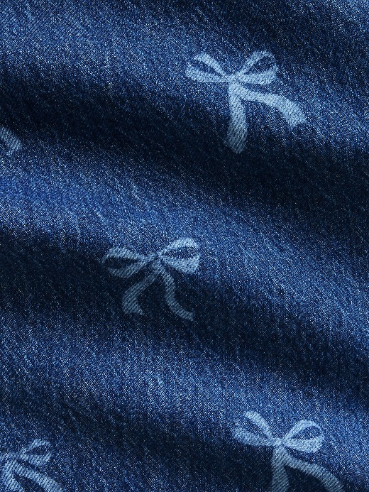 L'image numéro 6 présente Jean sportif jambe large à taille basse pour Enfant