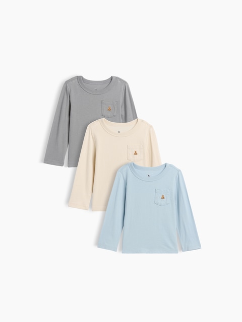 T-SHIRT À POCHE AGENCEZ À VOLONTÉ POUR BÉBÉ ET TOUT-PETIT (PAQUET DE 3)