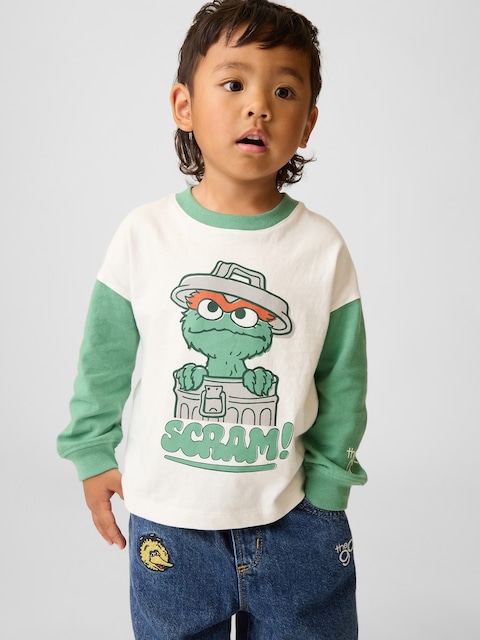 T-SHIRT À IMPRIMÉ SESAME STREET POUR BÉBÉ ET TOUT-PETIT