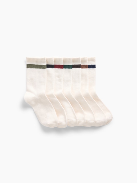 Kids Varsity Crew Socks (7-Pack)