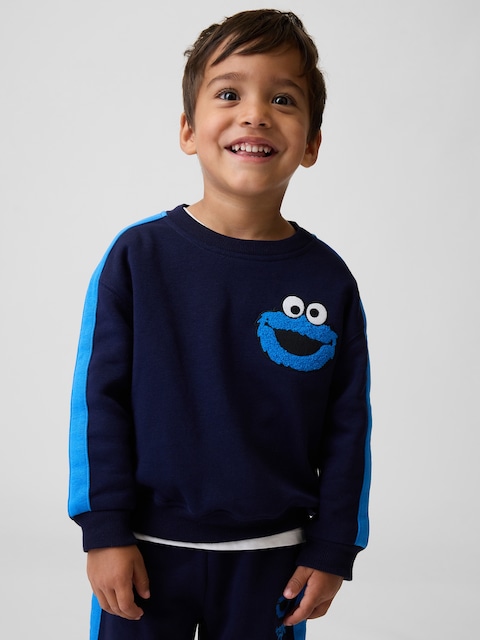 CHANDAIL EN COTON OUATÉ VINTAGEDOUX SESAME STREET POUR BÉBÉ ET TOUT-PETIT